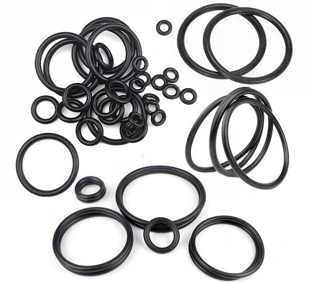 EPDM NBR FKM HNBR Silicone Rubber O Ring Kit Black